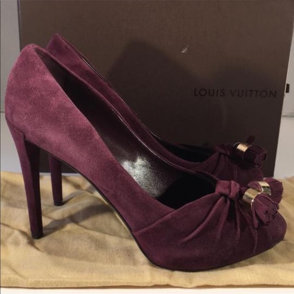 Authentic Guaranteed Louis Vuitton Swede Pumps - Picture 10 of 11